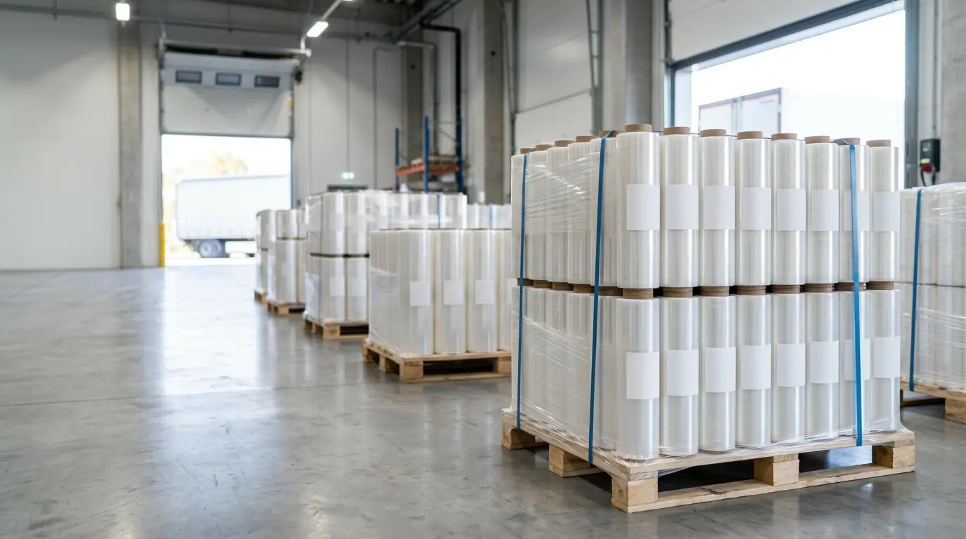 Custom film rolls ready for production